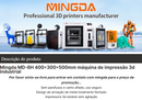 Máquina impressora  industrial 3D, Pla, abs, fibra de carbono, madeira, nylon, pc, pteg