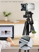 Câmera De Vídeo Digital  Conferência 10X Zoom Óptico Transmissão Live Streaming