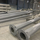 Tubo de aço galvanizado poste de iluminação pública quadrado