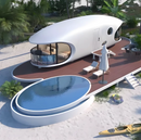 Casa Cápsula Modular Feita de Estrutura de Aço Durável