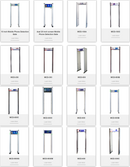 Detector de metais portátil profissional MCD-100C, 6 zonas, 0-255 ajustável