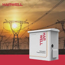 Armário de rack externo Harwell 6U de telecomunicações vertical com ventilador com controlador