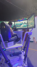 Simulador de Carros 3 Telas, 6 Eixos, 9D VR VR Carro de Corrida Movimento F1