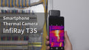 Câmera térmica, óticos industrial, temperatura, Infiray iray T3S