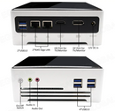 Mini PC Industrial Intel I7 10750H/I9 9880H DDR4 de até 64GB