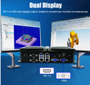 Mini PC Industrial Fanless Intel i7-4578U 4GB/8GB/16GB