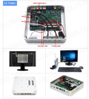 PC Idustrial 4K Fanless Intel i5-8250U/8259U, DDR4
