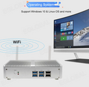 PC industrial Fanless  Intel Core I3-I5,  DDR3 2G/4G/8G, 2*USB 2.0+4*USB 3.0, SSD