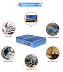 PC industrial Fanless  Intel Core I3-I5,  DDR3 2G/4G/8G, 2*USB 2.0+4*USB 3.0, SSD
